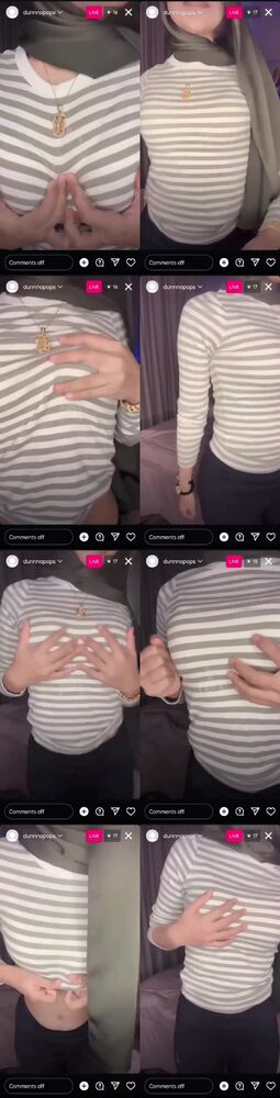 Desahan Awek Hijab Little Woman Live - Private Instagram