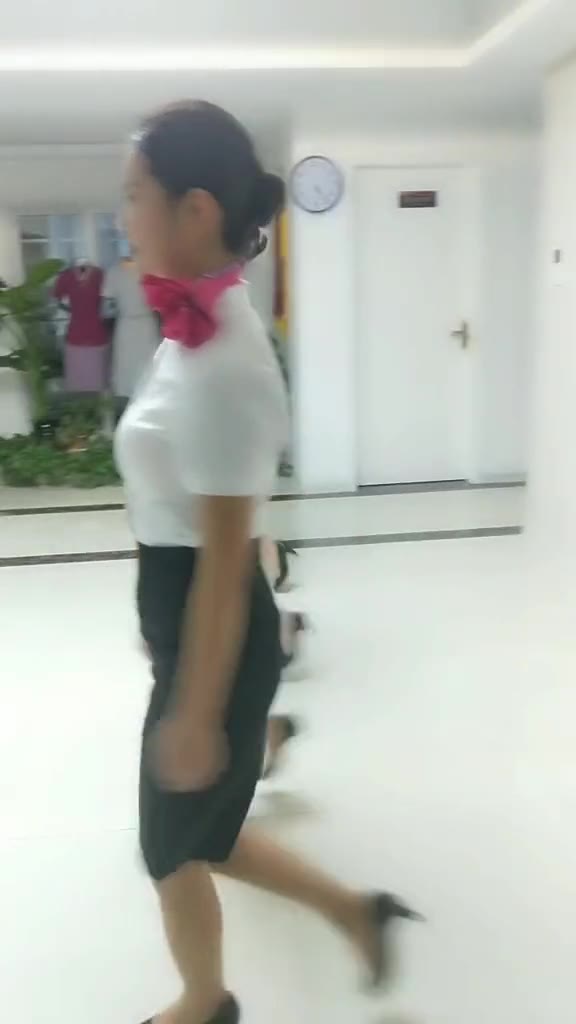 #正装#空乘面试进场礼仪步态气质练习。   @云