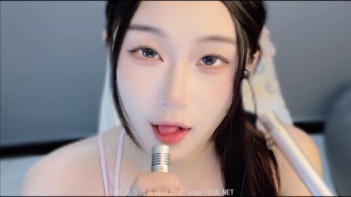 #ASMR   #桃桃奶冻咩   口活音小舌头特写