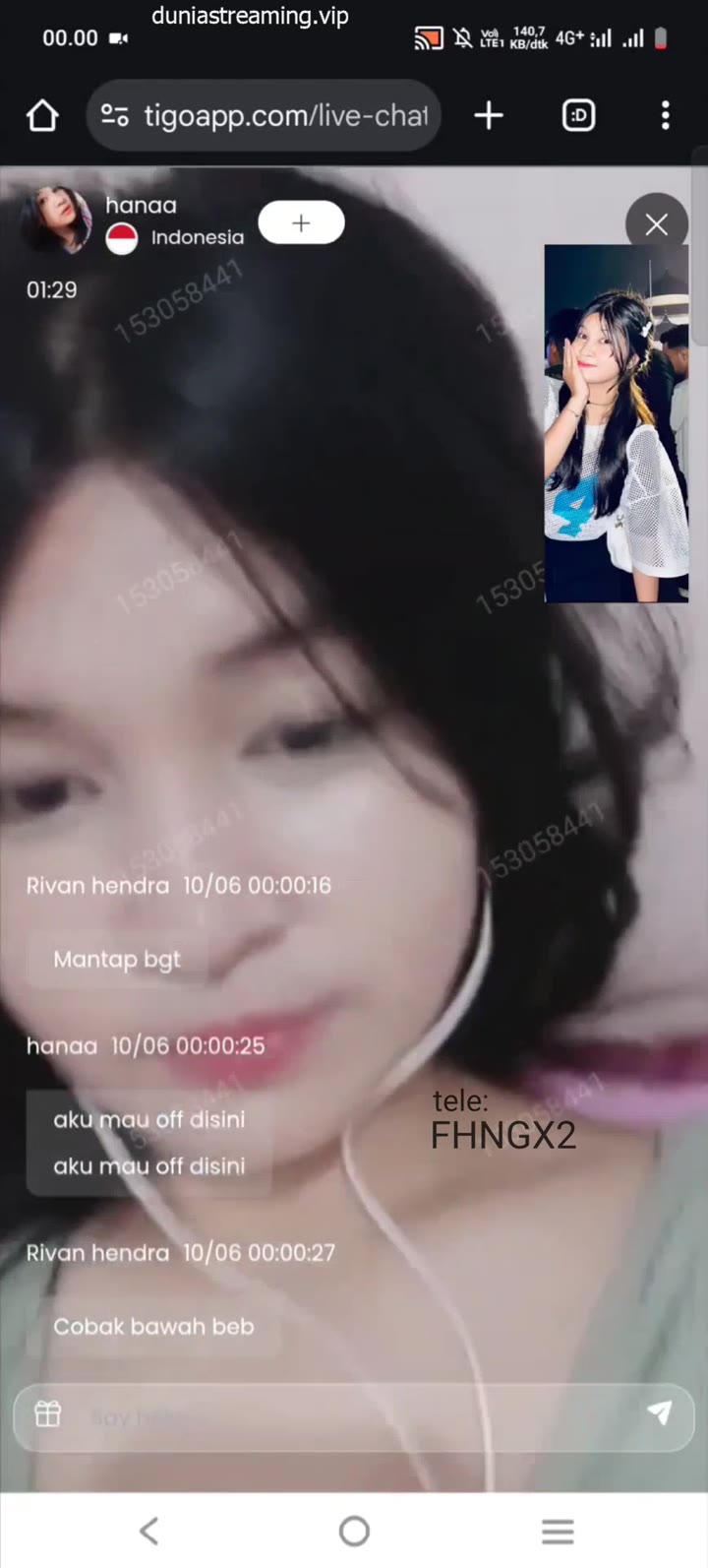 Hanna Cantik VCS Masih Perawan 01