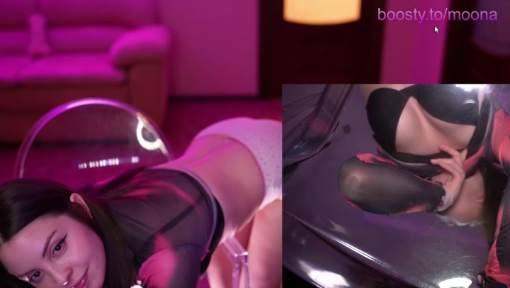 #moona 透明凳子