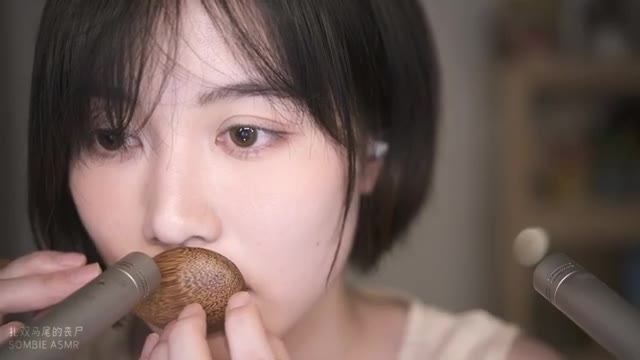 #SOMBIE丧妹 #ASMR／木勺敲击 口腔触发音