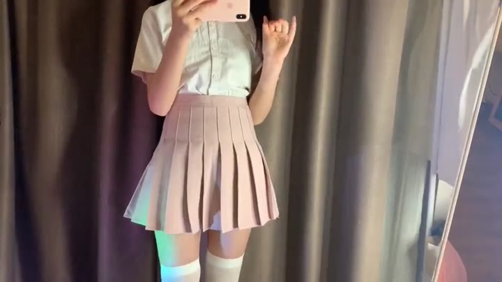 #正装#我穿百褶裙是真晃不起来