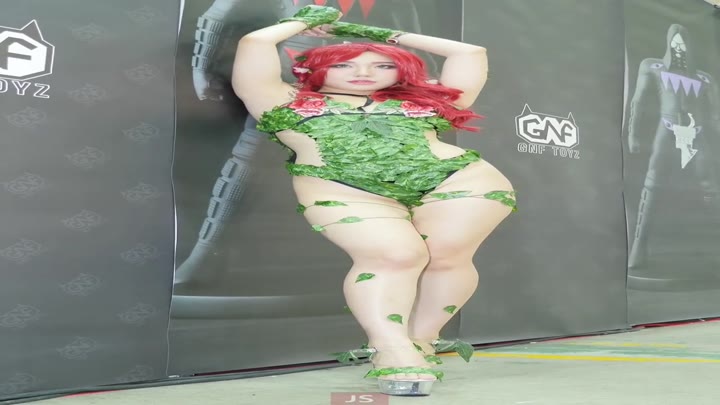 韩国女模树精灵cosplay现场实拍