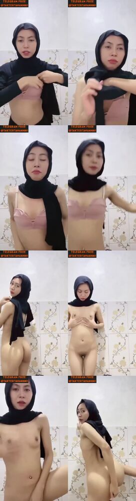Gadis Cantik Tocil Jilbab Hitam Telanjang - Review Body