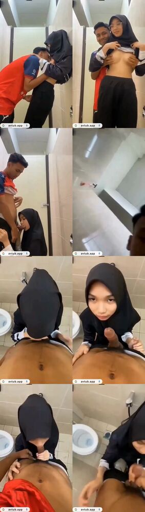 Bokep Malay Sepasang Abg Jilbab Hitam - Toilet Viral