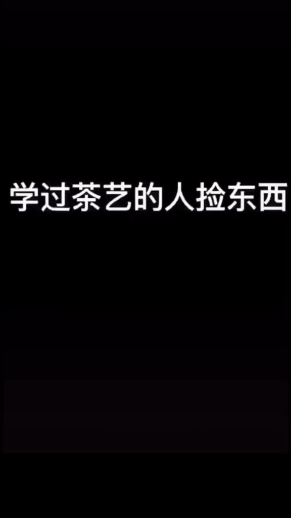 #正装#正常人捡东西V茶艺捡东西