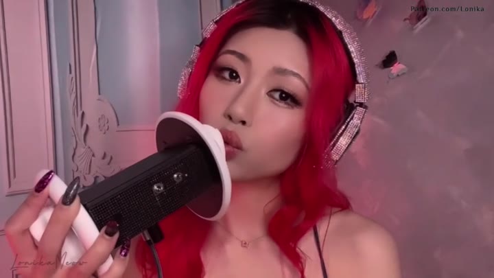 #LonikaMeow 红发 黑丝 高跟