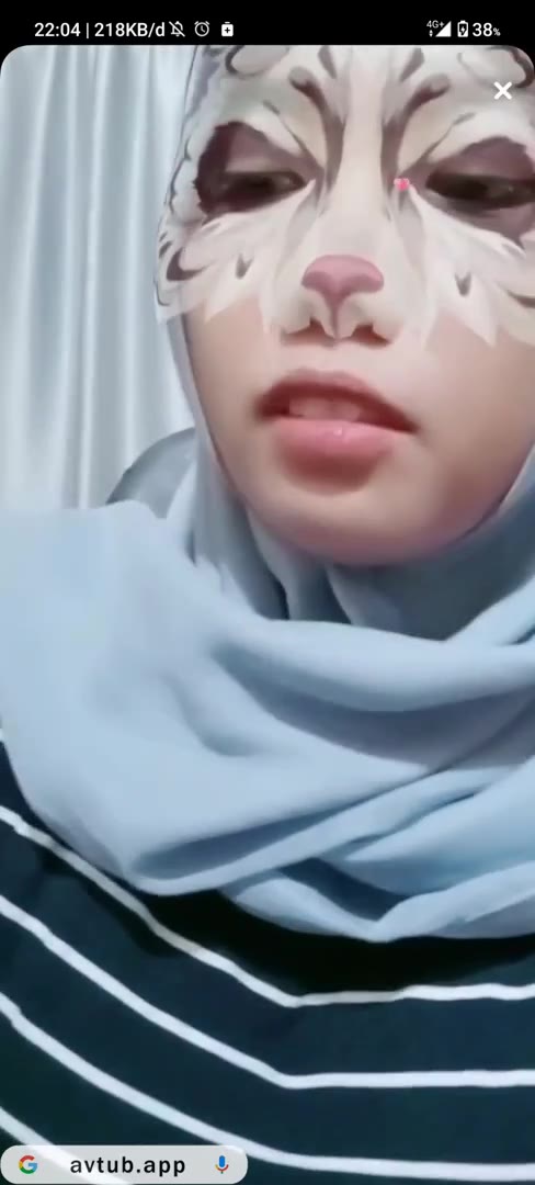 Seorang Wanita Jilbab Biru Dream Lock - Show Toketnya