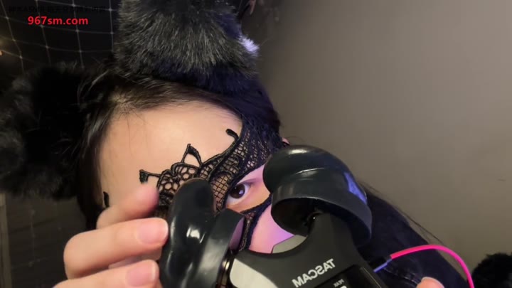 #ASMR   #KC好想睡觉   蒙面面具少女甜耳