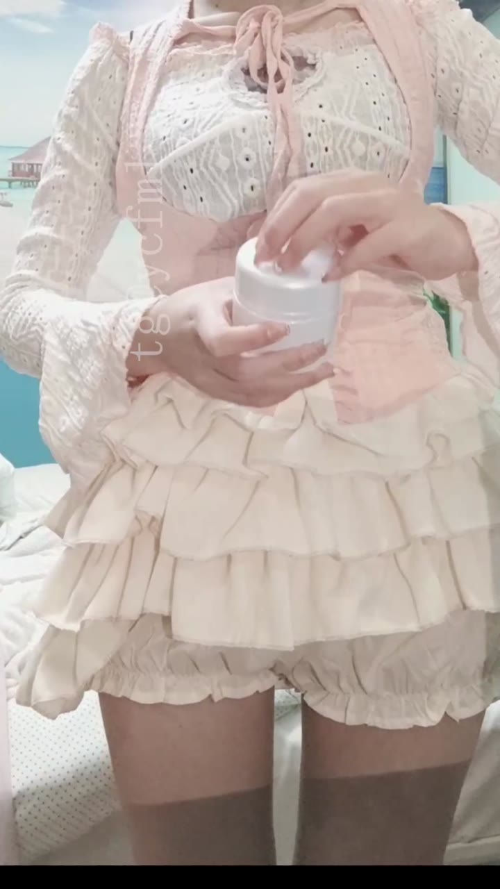 #菜菜cyl不好吃 物品敲击 白丝