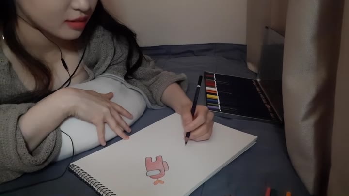 asmr 초보의 그림 그리기! [NLRBCzC1UBY] - 소람소리