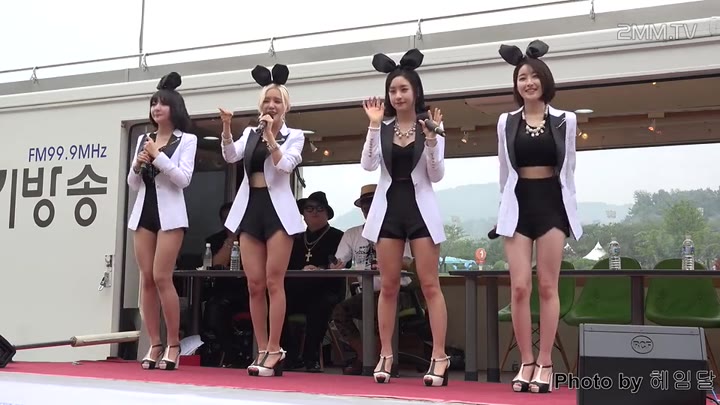 韩国饭拍 11-140712 BobGirls 단발머리 왜이래
