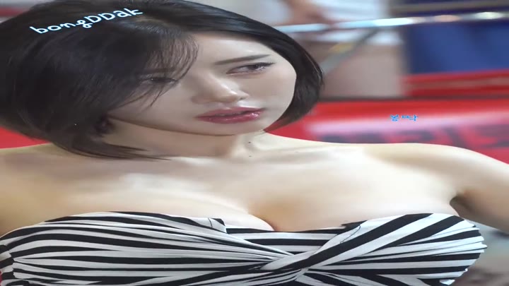韩国车展波霸美女近距离实拍