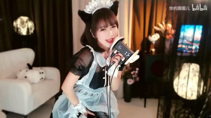 今天包场女仆咖啡馆 专属私人服务 黑丝小猫娘给你掏耳