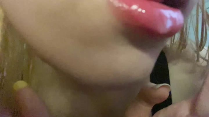 #pipi酱-tian屏 保鲜膜lens licking