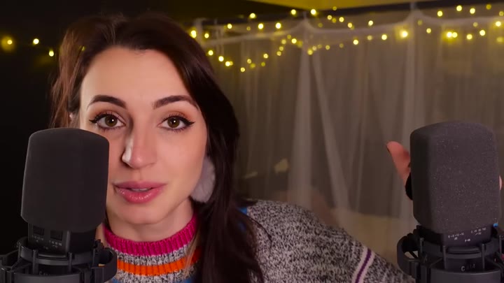 ASMR Up Close Cozy & Safe Affirmations  Ear to Ear Whispering & Brushing