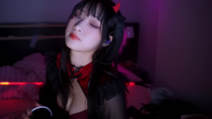 #lrene #ASMR 今晚魅魔来找你了😴😴😴  youtube最新会限