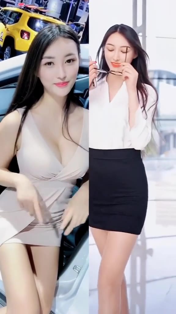 #正装#车模小姐姐的职业装和礼服装，你们更喜欢哪