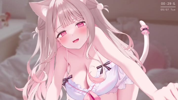 #憂世いう #少女 #白嫩 #猫耳娘 #二次元