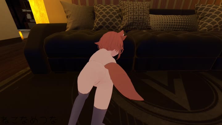 #猫舐つな[#喘气 #自慰]2022-05-01 VRえっち無知オホろりバック part4/8