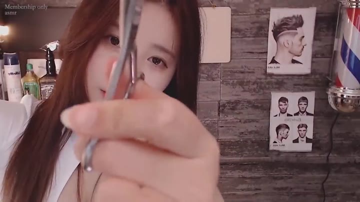 #Yoonying 멤버쉽ASMR-첫사랑이-찾아온_cherry_blossom_심야-바버샵RP-(브러슁,커트,두피)
