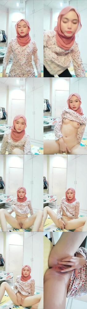 Bokep Si Cantik Jilbab Pink Omek Full HD Malay