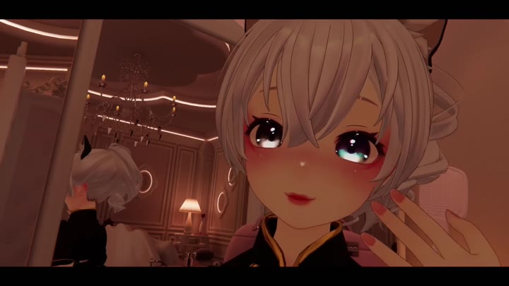 #Airy[#触发音 #有人声]【talking】メイドさんのメイクアップサロン　make up ASMR❤️