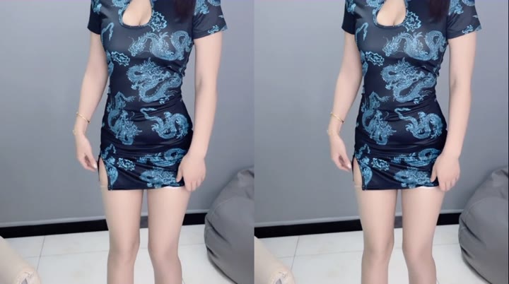 #桃子 baby 旗袍芦荟胶小舌头口活