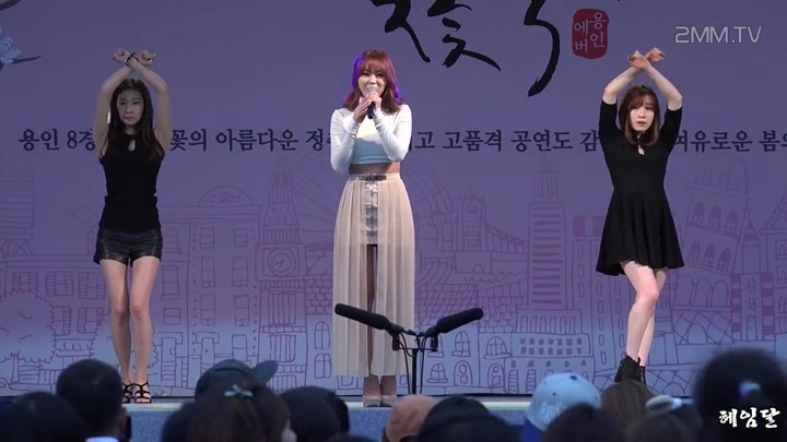 韩国饭拍 113-150418 홍진영 – 산다는건（洪真英-活着）[Cheer Up]